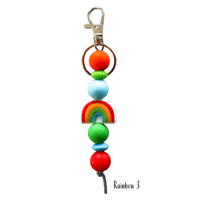 Image 4 of Keychain - Rainbow Love