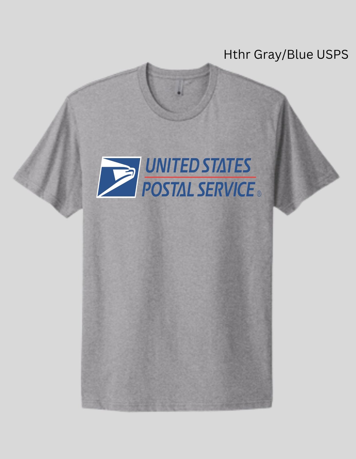 USA製 USPS ベイサイド黒ボディ 両面 プリントTシャツ