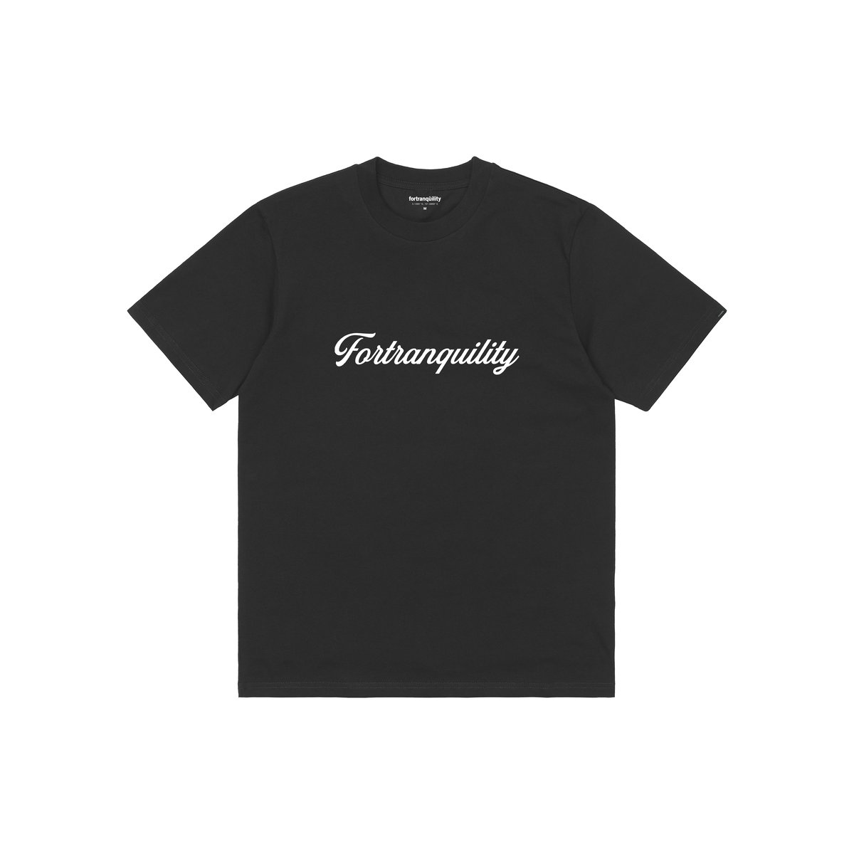 Script Promotional T-shirt [Black] | fortranqùility