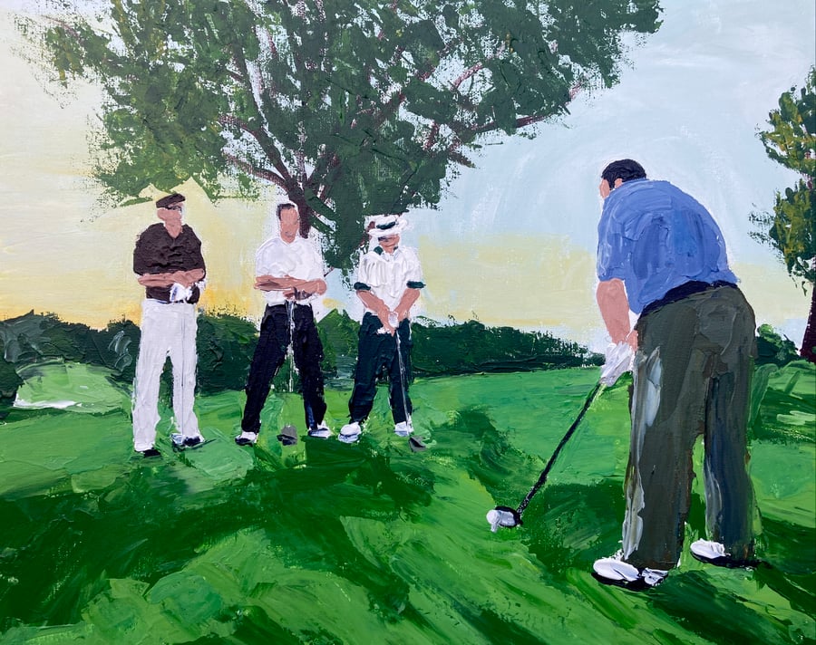Image of Uncle Jun’s in the rough original painting