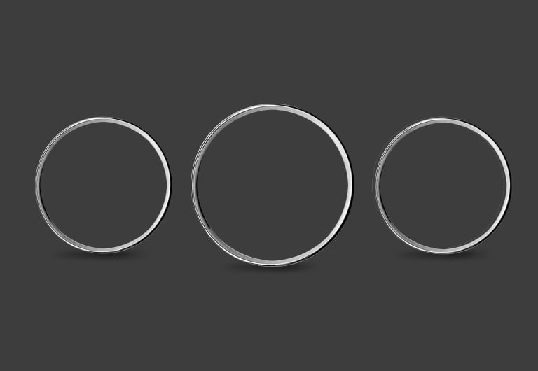 Image of Bay Window Aluminium Gauge Rings