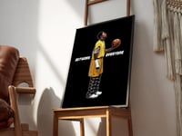Image 2 of Kobe Bryant: Outwork Everyone A3 framed