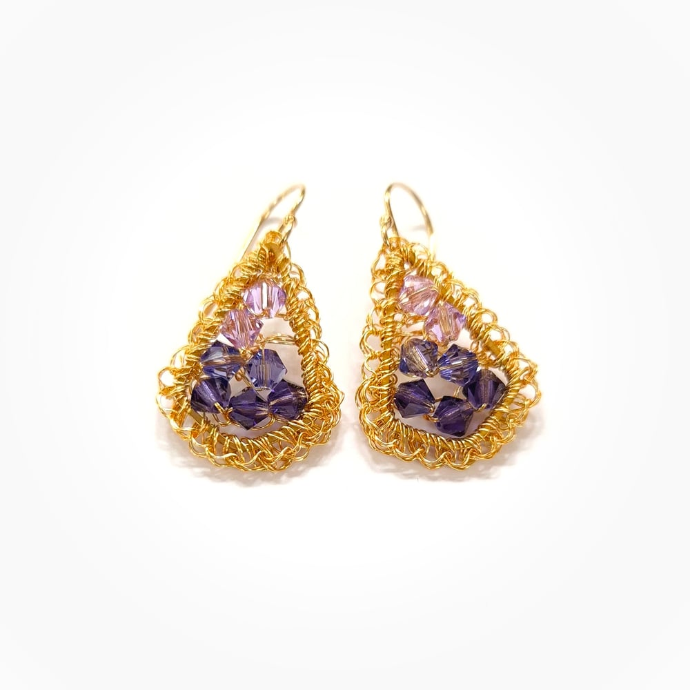 Image of BRIOLETTE EARRINGS - Tanzanite