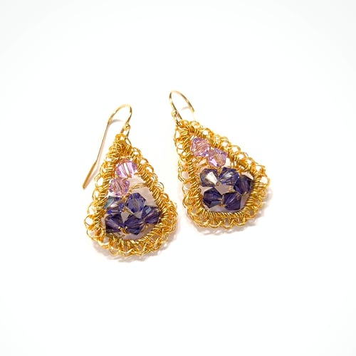 Image of BRIOLETTE EARRINGS - Tanzanite