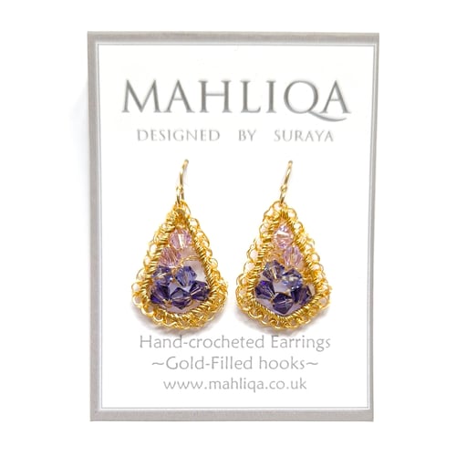 Image of BRIOLETTE EARRINGS - Tanzanite