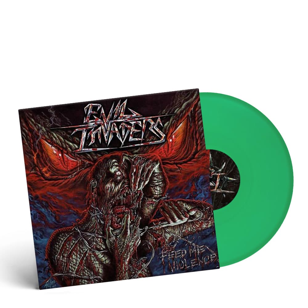 Image of Feed Me Violence - NEW! Transparent green vinyl