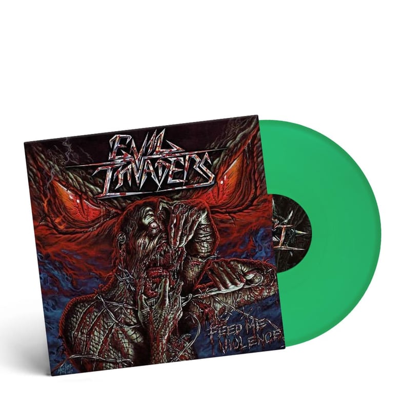 Image of Feed Me Violence - NEW! Transparent green vinyl