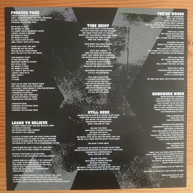 Time X Heist – The Odds Against Tomorrow vinyl