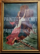 Image of antique original dutch vandee texas huge rock of ages cross tattoo flash 25x33