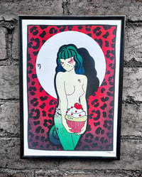 Image 1 of Neon Pin-Up - Fine Art Giclee Print