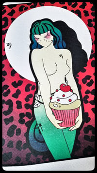 Image 2 of Neon Pin-Up - Fine Art Giclee Print