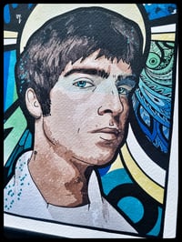 Image 2 of Noel Gallagher - Giclee Portrait Print