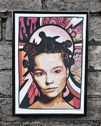 Image 1 of Bjork - Giclee Portrait Print