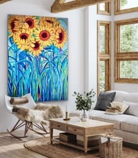Image 1 of THE MOUSE AND THE SUNFLOWERS 