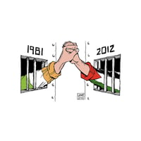 '1981/2012' by Carlos Latuff