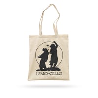 Lemoncello Stanley Stella Heavyweight Organic & Recycled Totes in Off-White and Black