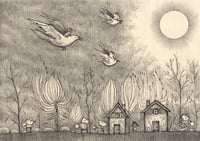 'Wish them luck' Original Drawing
