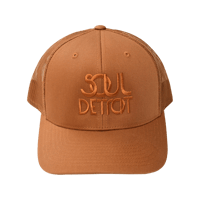 Soul Detroit | Mesh Snapback | Cocoa