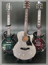 Image 10 of Crystallised Replica Guitar Miniatures