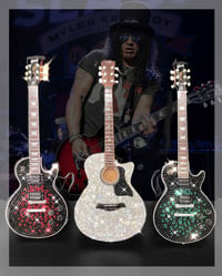 Image 9 of Crystallised Replica Guitar Miniatures