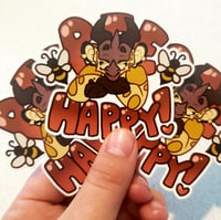 Image 1 of Bee Happy Sticker