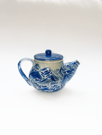 Blue Waves Teapot