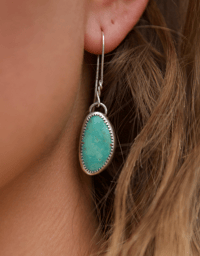 Image 2 of Sonoran gold dangle earrings