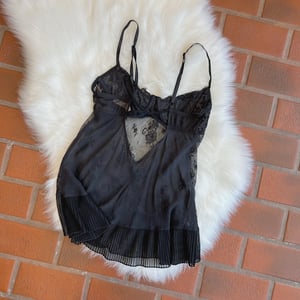 Image of Size 36C/34D - Victoria's Secret Vintage Y2K Sparkle Bustier Babydoll