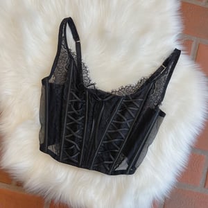 Image of Multiple Sizes - Victoria's Secret Dream Angels Black Corset/Bustier