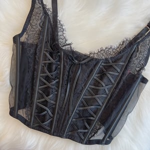 Image of Multiple Sizes - Victoria's Secret Dream Angels Black Corset/Bustier