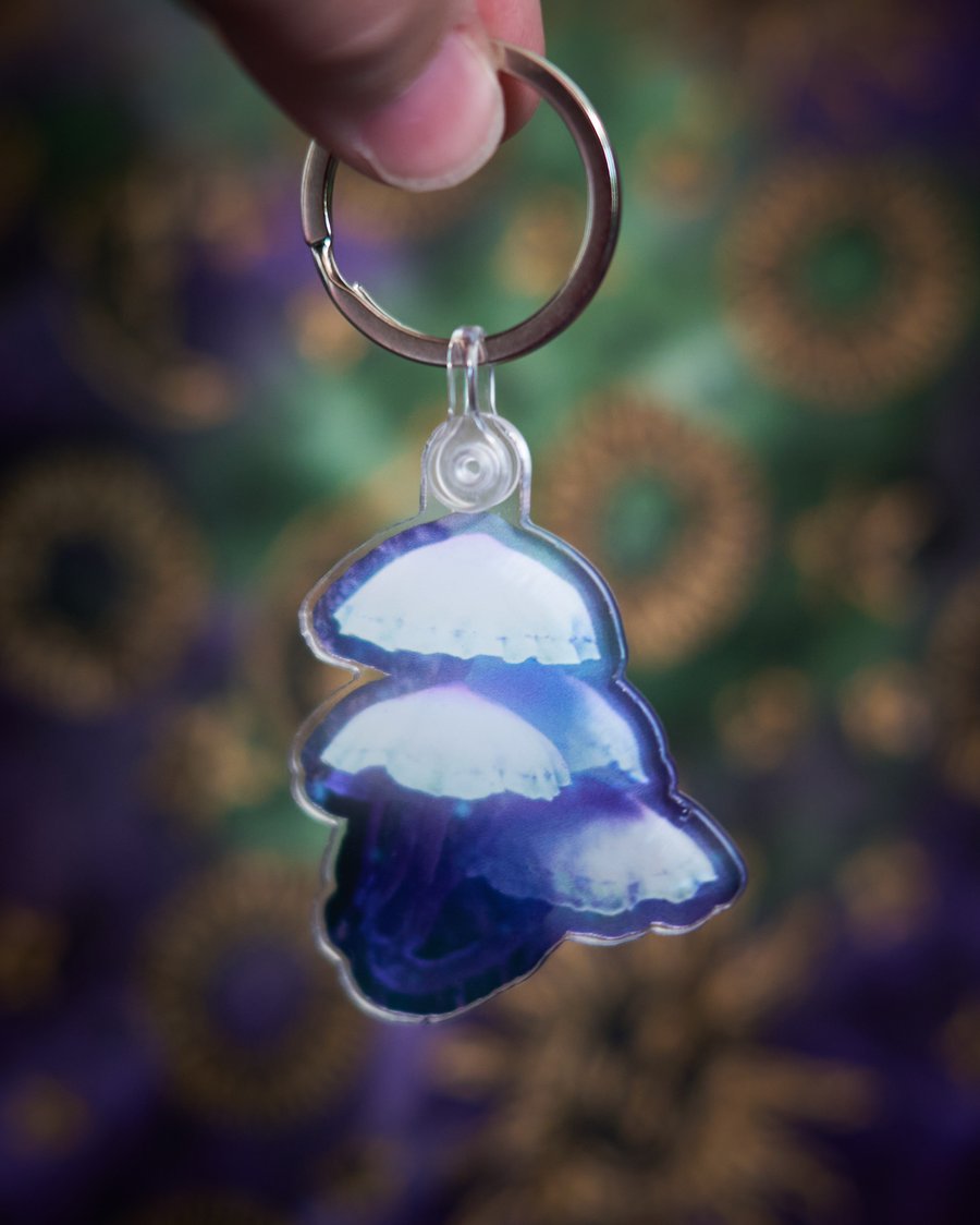 Image of Glowy Mushrooms Keychain