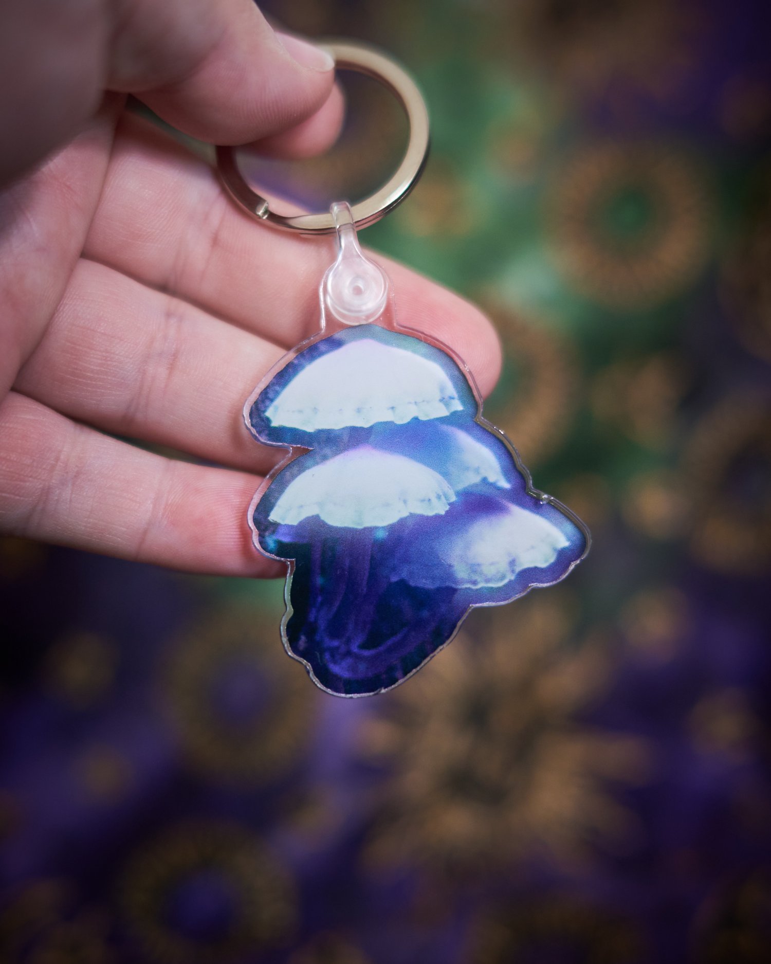 Image of Glowy Mushrooms Keychain