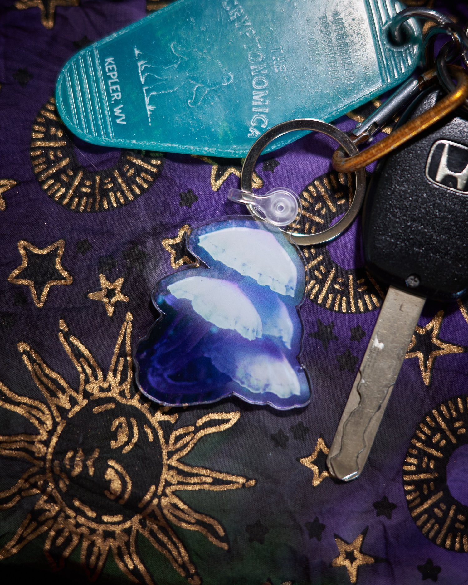 Image of Glowy Mushrooms Keychain
