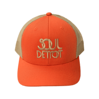 Soul Detroit | Mesh Snapback | Orange Khaki