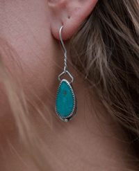Image 5 of Patagonia turquoise earrings 