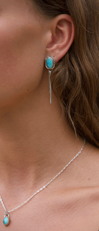 Image 4 of carico lake ribbon earrings #1