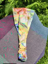 Image 3 of Yellow Hibiscus Haircovering 
