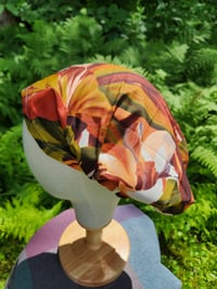 Image 1 of Deep Tropic Cotton Hair Covering 