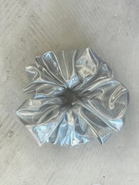 Image 5 of Silver oversized scrunchie 