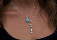 Image 5 of white water turquoise necklace 