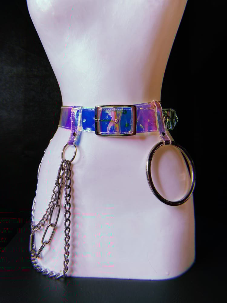Image of CHAINED HOLO BELT