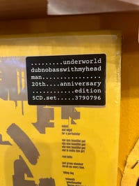 Image 1 of Underworld “dubnobasswithmyheadman” 5 CD Deluxe Box Set