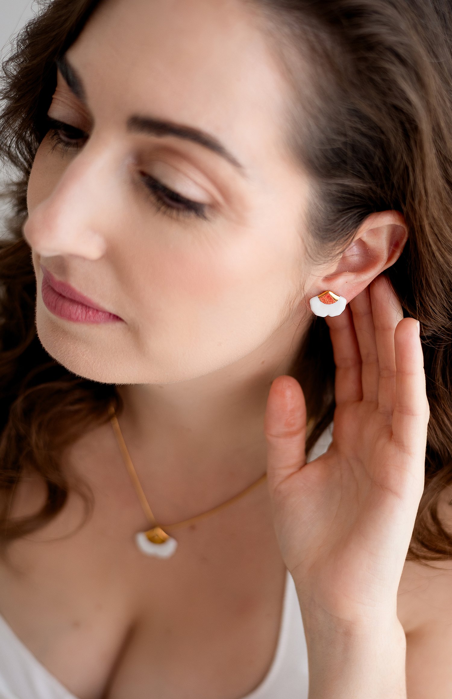 Image of Ginkgo-Biloba Small Earrings