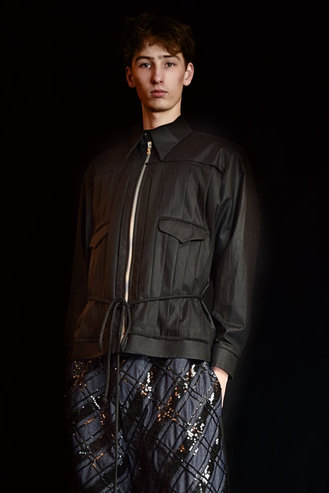 Image of MENS COUTURE 24 - PLEATED JACKET