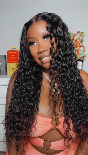Image of Water Wave 7”x5” Lace Closure Wig in 24 inch 