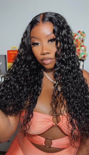 Image of Water Wave 7”x5” Lace Closure Wig in 24 inch 
