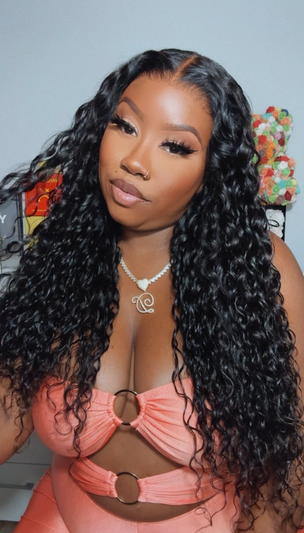 Image of Water Wave 7”x5” Lace Closure Wig in 24 inch 