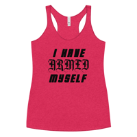 Image 3 of "I Have Armed Myself" Tank Top