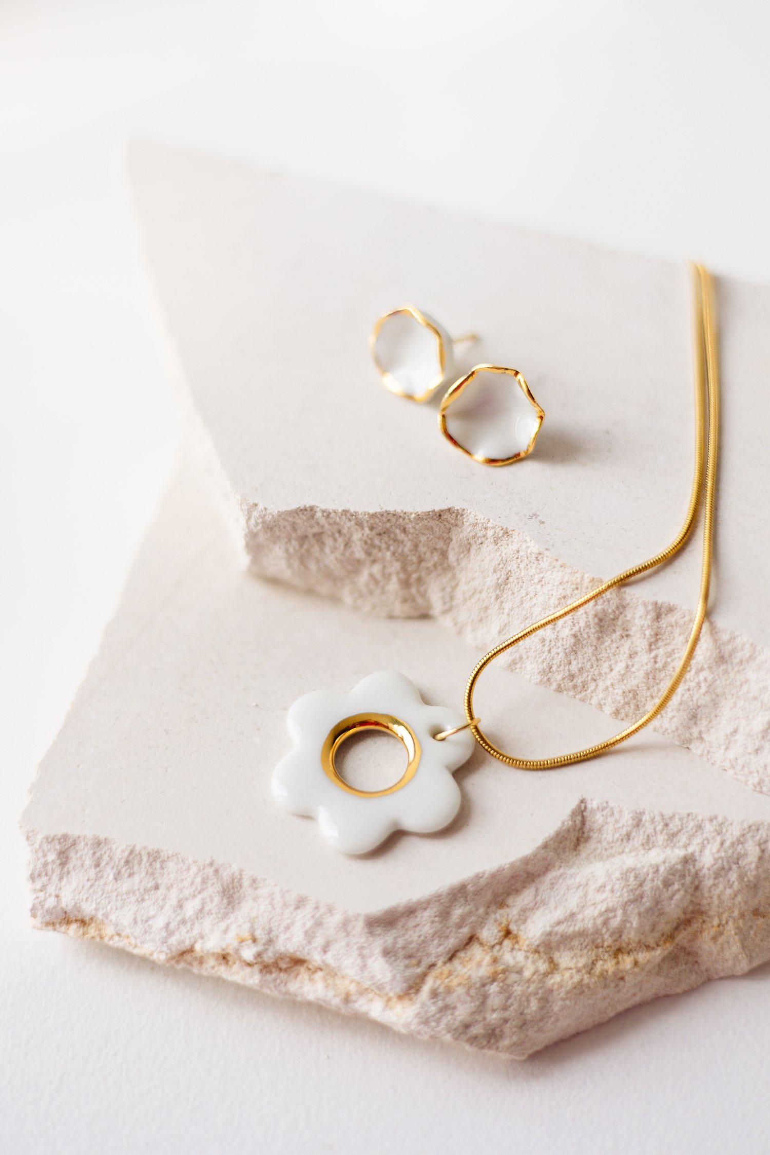 Image of EMILY Porcelain Earrings
