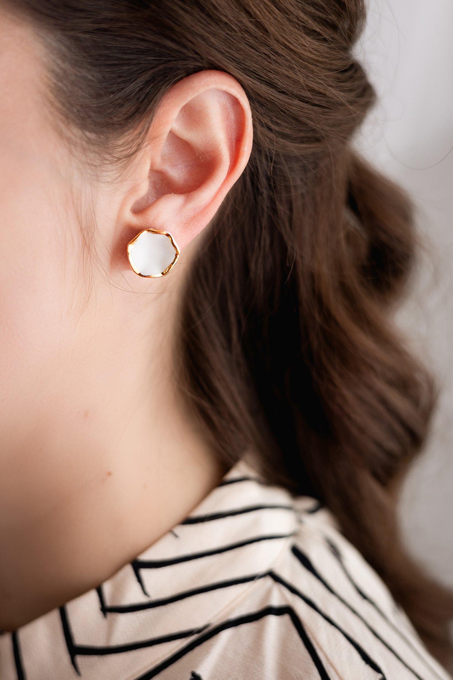 Image of EMILY Porcelain Earrings